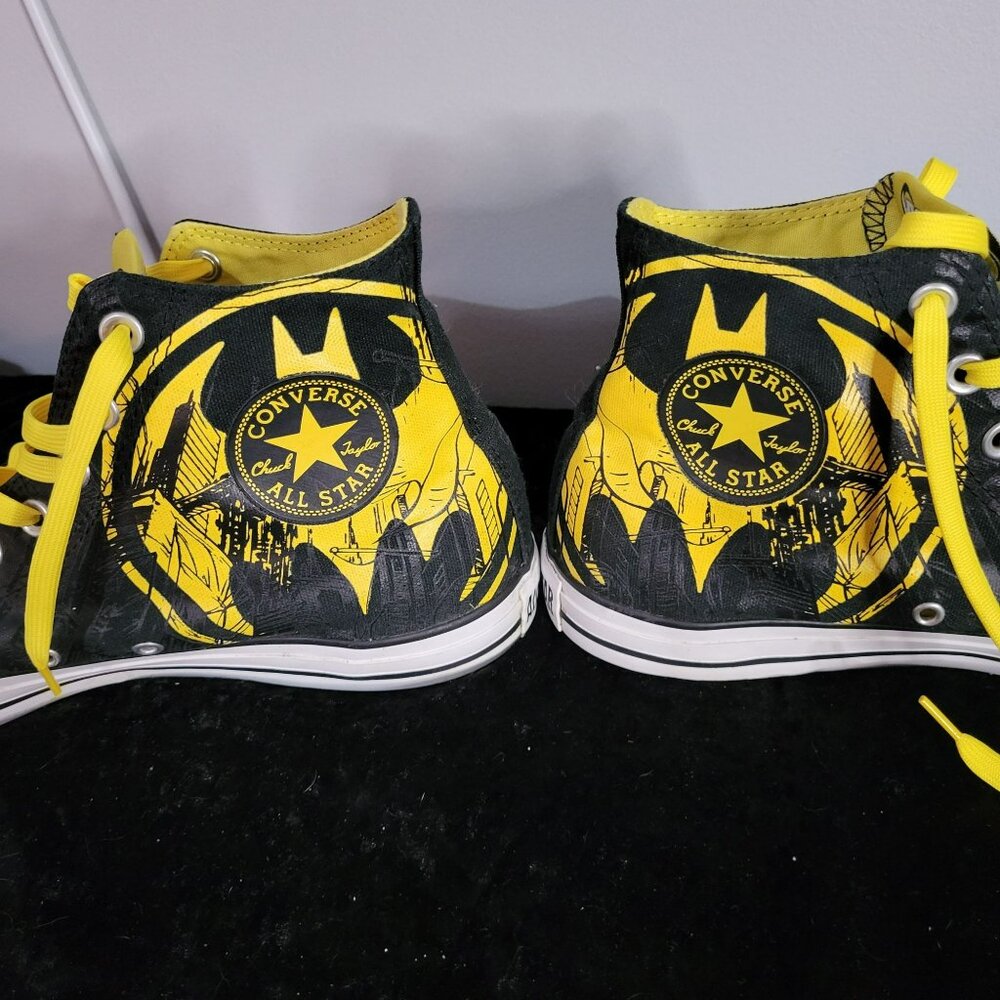 Batman Converse All Star High-Top Sneakers  DC Comics Special Edition  Black & Y